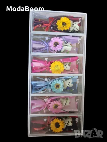 Перфектния подарък за всяка дама - мече с цветя, снимка 7 - Декорация за дома - 48574317