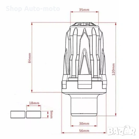 Краш тапи за мотоциклет Automat-PA852, Черни, снимка 2 - Аксесоари и консумативи - 53478557