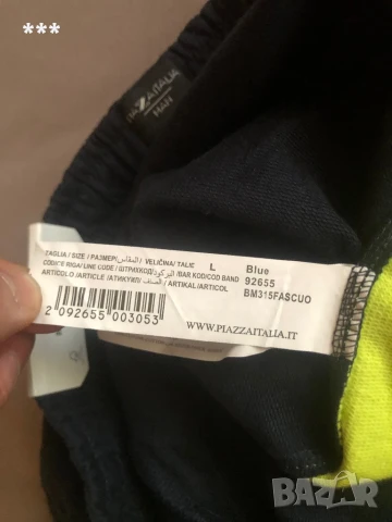 Продавам оригинални мъжки памучни къси панталони Piazza Italia , снимка 5 - Къси панталони - 50781228