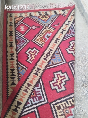 Чипровски килим. Пътека. Ръчно тъкан. Оригинал. Двулицев , снимка 5 - Декорация за дома - 51782282