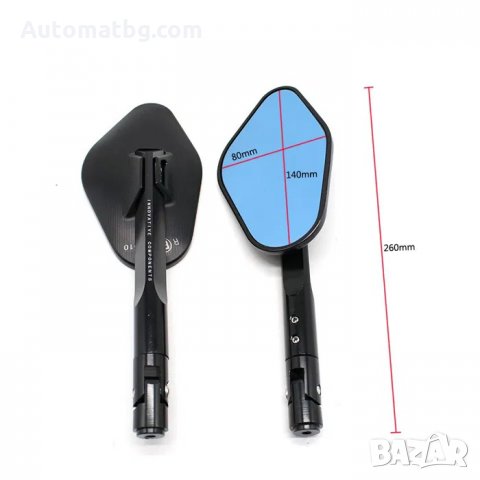 Огледала за мотор Automat, 2155, 2бр, снимка 4 - Аксесоари и консумативи - 32483610