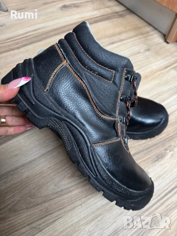 Мъжки кожени работни обувки SANTOS ! 46 н, снимка 2 - Мъжки боти - 52179804