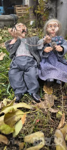 гипсови дядо и баба, снимка 4 - Декорация за дома - 48065945