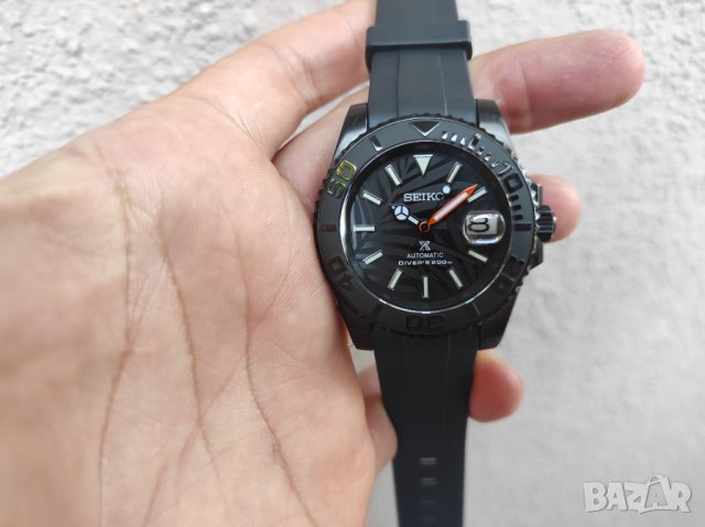 Seiko mod Orange hand Yacht pvd, снимка 5 - Мъжки - 43242856