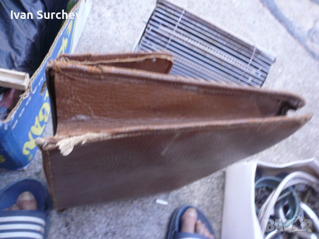 КОЖЕНА  4ИНОВНИ4ЕСКА 4АНТА АНТИКВАРНА, снимка 6 - Антикварни и старинни предмети - 38475895