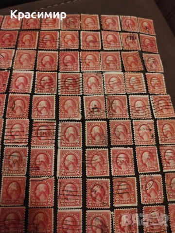 2 Цент Джордж Вашингтон. ПОЩЕНСКИ марки. 202 бр. , снимка 11 - Филателия - 52795086