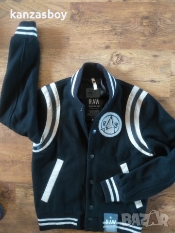 g-star baseball wool bomber protection wool - страхотно мъжко яке НОВО , снимка 8 - Якета - 38629776