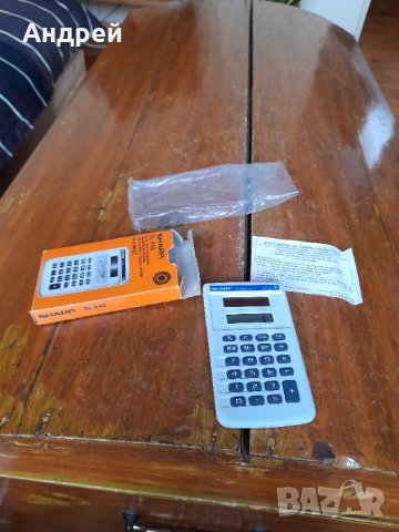 Стар калкулатор Sharp Elsi Mate EL 243, снимка 2 - Други ценни предмети - 43144741