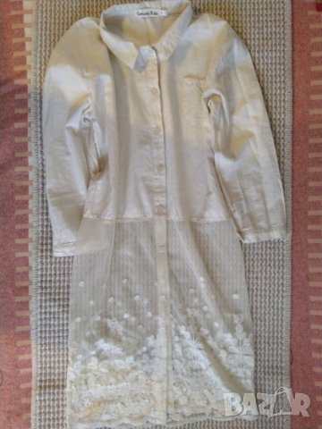 Детска дълга ризка с дантела, снимка 2 - Детски ризи - 26661338