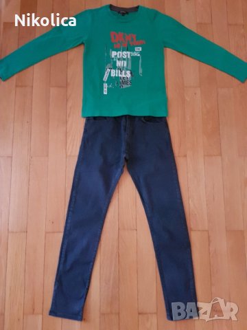 Детски блузи ZARA,DKNY,LCW,Pepperts, дънки ZARA за 10г. момче: