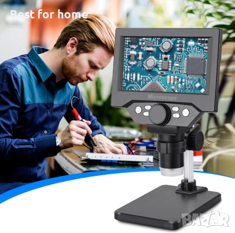 Koolertron 5.5-инчов LCD цифров микроскоп, 8MP 1-1000X увеличение, 8 LED светлини, снимка 8 - Други инструменти - 51874537