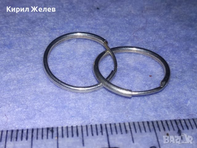НЕЖНИ СРЕБЪРНИ КЛАСИЧЕСКИ РЕТРО АРТ ОБЕЧКИ СРЕБРО 925 Стара РЪЧНА БИЖУТЕРСКА ИЗРАБОТКА 32595, снимка 8 - Обеци - 40762738