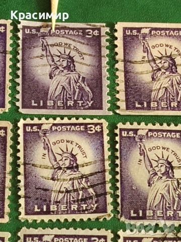 Винтидж ПОЩЕНСКИ марки САЩ , снимка 3 - Филателия - 53084504