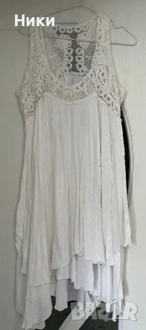 Красива рокля с бродерия, снимка 2 - Рокли - 49094639