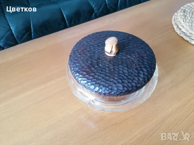 Купа за бисквити или бонбони с капак тип жълъд, снимка 2 - Декорация за дома - 49616040