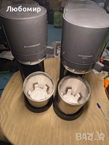 Машина за сода SodaStream Duo Titan Standard, Стомана, без CO₂ цилиндър, Черен , снимка 9 - Други - 52673149