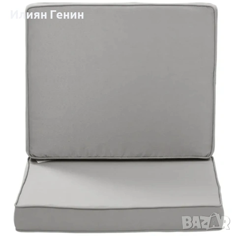 Outsunny Комплект от 2 възглавници за седалки, 56 x 52 см