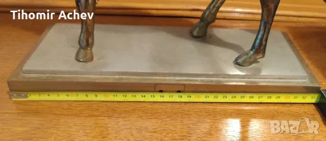 Статуетка на арабски кон от месинг, снимка 2 - Статуетки - 48512715