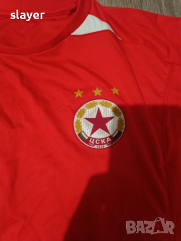 Мъжка оригинална фланелка ЦСКА София, снимка 2 - Спортни дрехи, екипи - 52816228