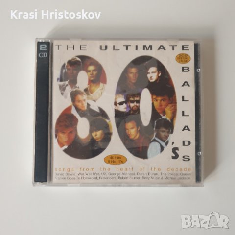 Various ‎– The Ultimate 80's Ballads (Songs From The Heart Of The Decade) double cd 