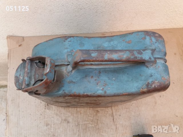 метална туба за гориво - 10 литра с маркировка, снимка 12 - Антикварни и старинни предмети - 37348808