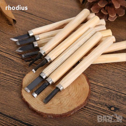 12бр. длета за дърворезба, снимка 8 - Други инструменти - 44019181