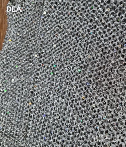 Сребрист потник-топ S/M-20лв.НОВ, снимка 6 - Корсети, бюстиета, топове - 40244782