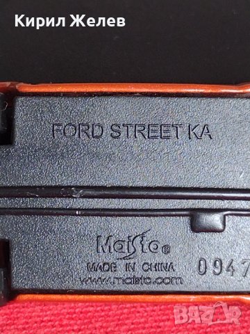 Метална количка FORD STREET KA кабриолет за КОЛЕКЦИЯ ДЕКОРАЦИЯ 23991, снимка 10 - Колекции - 40675207