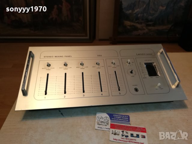 LENCO MIXER BELGIUM 0112211237, снимка 4 - Ресийвъри, усилватели, смесителни пултове - 34990824