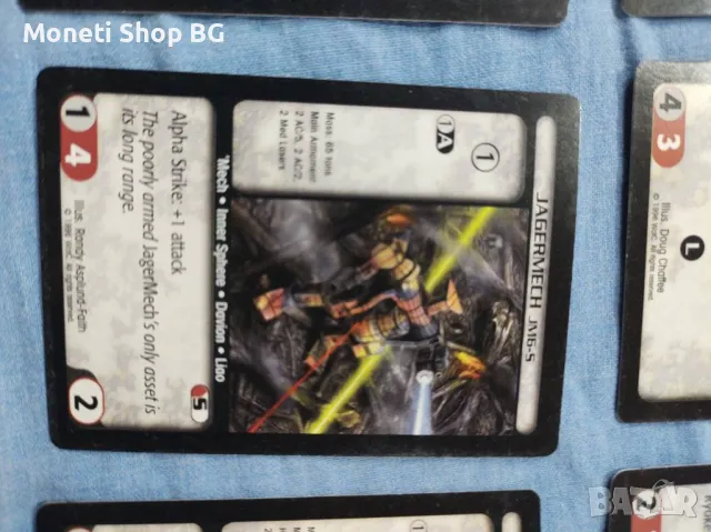 Предлагаме голяма колекция карти Batletech , снимка 4 - Други ценни предмети - 48969229