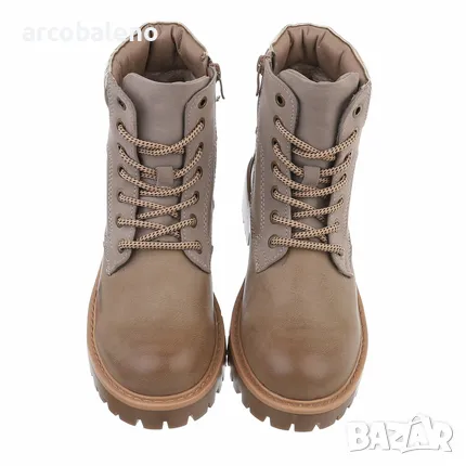 Дамски боти с връзки, 4цвята , снимка 5 - Дамски боти - 47683447