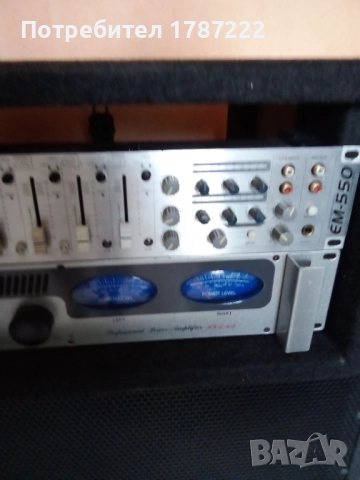 Пулт -Omnitronic EM 550., снимка 3 - Ресийвъри, усилватели, смесителни пултове - 51643929