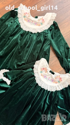 Коледни рокли за сестри, снимка 2 - Детски рокли и поли - 52169181