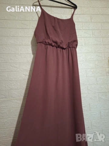 СТРАХОТНА ДЪЛГА РОКЛЯ ЕФЕКТЕН ЦВЯТ XL-2XL, снимка 2 - Рокли - 51476748