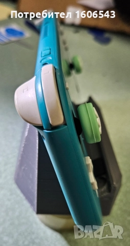 Конзола Nintendo Switch Lite 32 GB, карта 256 GB, тюркоазен цвят, хакната , снимка 2 - Nintendo конзоли - 51849598