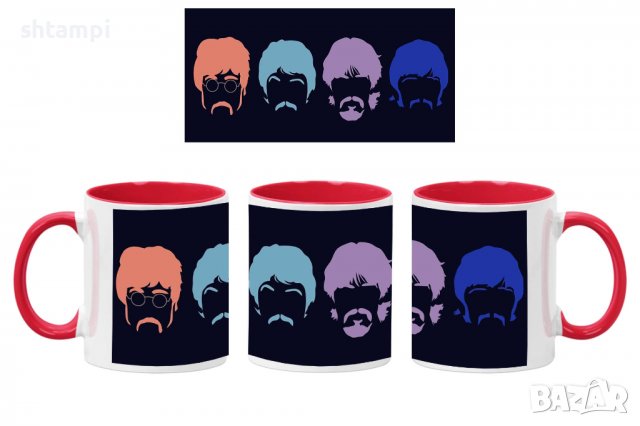 Чаша Beatles 05Керамична Чаша, Кафе Чай, Игра,Изненада,Подарък,Повод,Празник,Рожден Ден, снимка 5 - Чаши - 38508317
