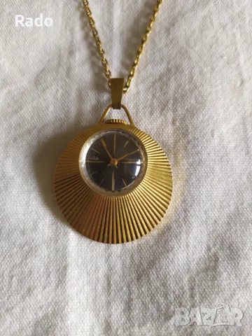 Продавам позлатен ланец часовник "Слава" 17 камъка, снимка 2 - Дамски - 49793448