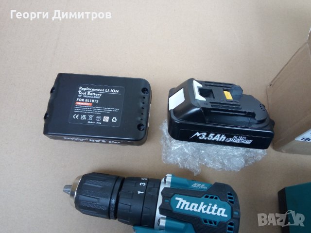 винтоверт безчетков нов Makita DHP487 - 18V, само боди,  може и пълен комплект, снимка 10 - Винтоверти - 39852527