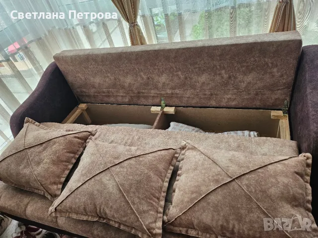 диван с функция сън, снимка 2 - Дивани и мека мебел - 50201178