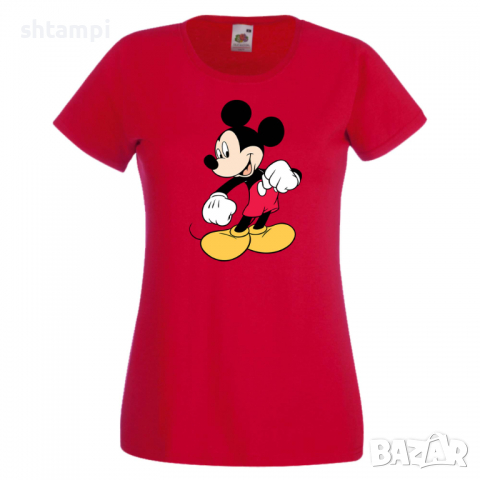 Дамска тениска Mickey Mouse 4 Мини Маус,Микки Маус.Подарък,Изненада,, снимка 8 - Тениски - 36526433