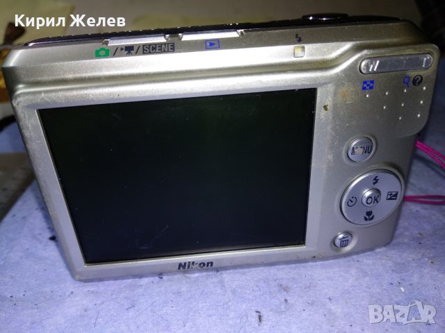 NIKON COOLPIX L16 NIKON CORP. JAPAN Стар КОЛЕКЦИОНЕРСКИ ДИГИТАЛЕН ФОТОАПАРАТ НИКОН 26089, снимка 3 - Фотоапарати - 43506376