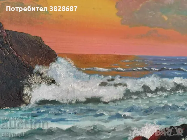 Морски пейзаж, снимка 5 - Картини - 48265458