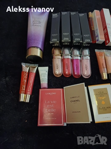 Маркова козметика Guerlain,Givenchy,Kiko Milano,Clarins,Victorias Secret, снимка 4 - Козметика за лице - 53076798