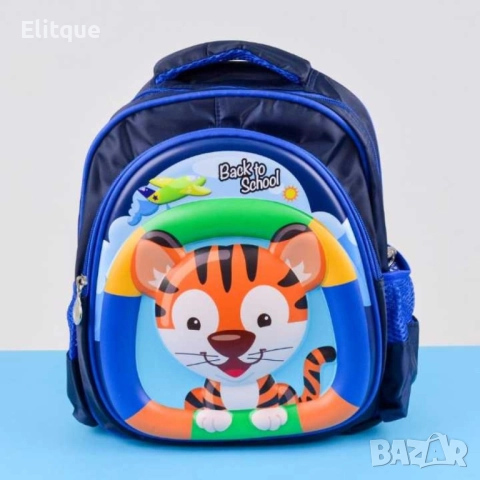 Детска ученическа чанта  с щампована твърда карикатура за предучилищна възраст 2-5 години водоустойч, снимка 16 - Раници - 52852554