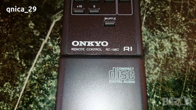 Onkyo rc-196c дистанционно управление cd/deck, снимка 4 - Декове - 44027435