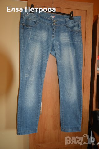 Дамски светлосини дъки с накъсано и по-светли нюанси, пролет-лято