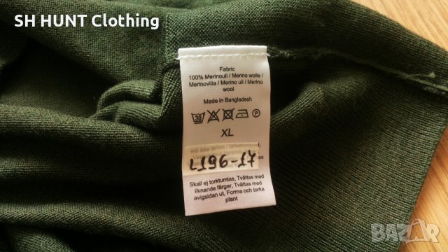 Dressmann 100% Merino Wool размер L / XL блуза 100% Мерино вълна - 477, снимка 8 - Блузи - 43493401