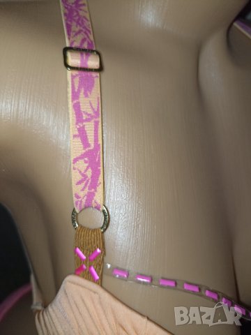 Marlies Dekkers 75 C-Ефектен сутиен  в свеж цвят с твърди чашки със силиконов чокър, снимка 9 - Бельо - 39876014