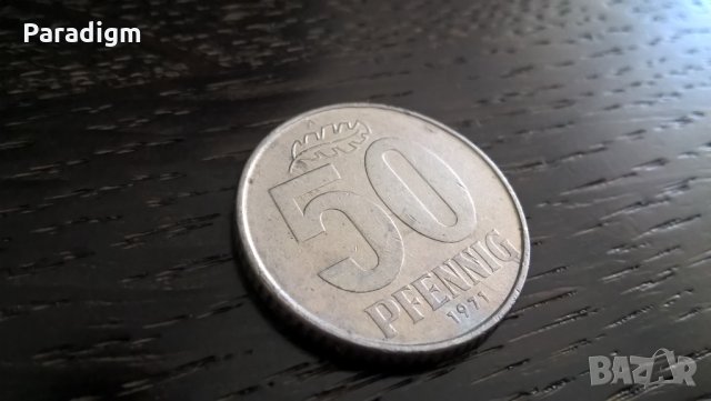Монета - Германия - 50 пфенига | 1971г.; серия А