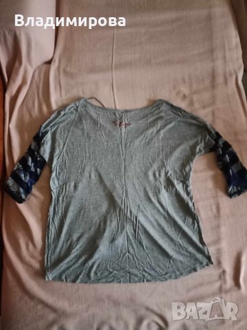 Desigual пуловер и блуза в сиво, снимка 2 - Блузи с дълъг ръкав и пуловери - 42960683